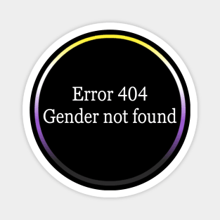 Nonbinary pride Magnet